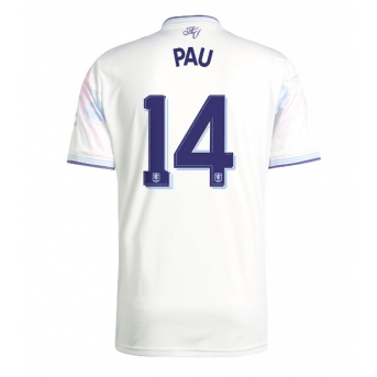 Aston Villa Pau Torres #14 Maglia Gara Terza Repliche 2025-26 Maniche Corte